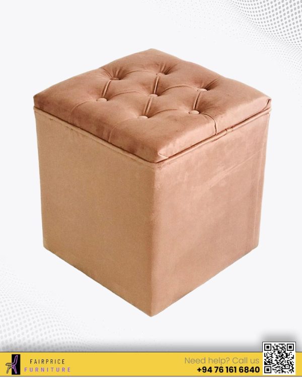 OTTOMANS SQUARE-ROSE GOLD