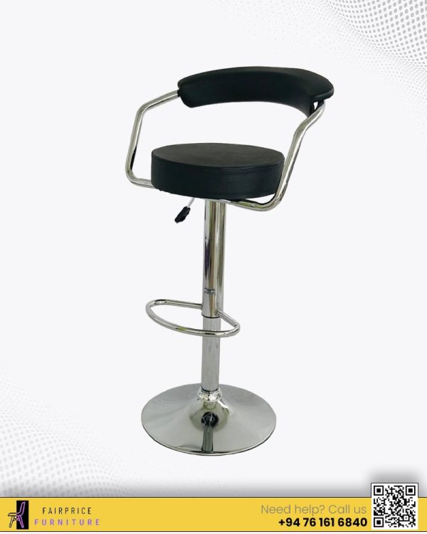 SWIEL BAR STOOL - Black