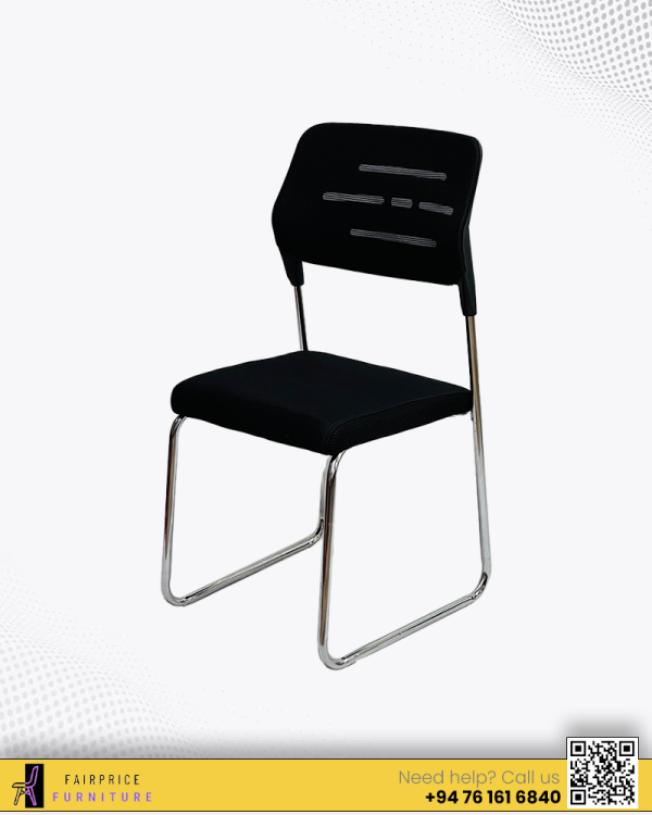 VISITOR CHAIR-BLACK