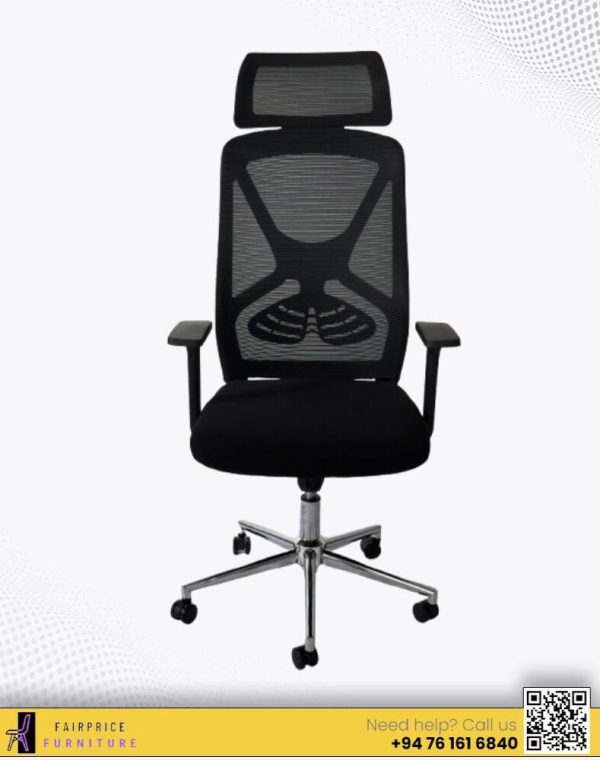 HIGH BACK MANAGER CHAIR-BLACK