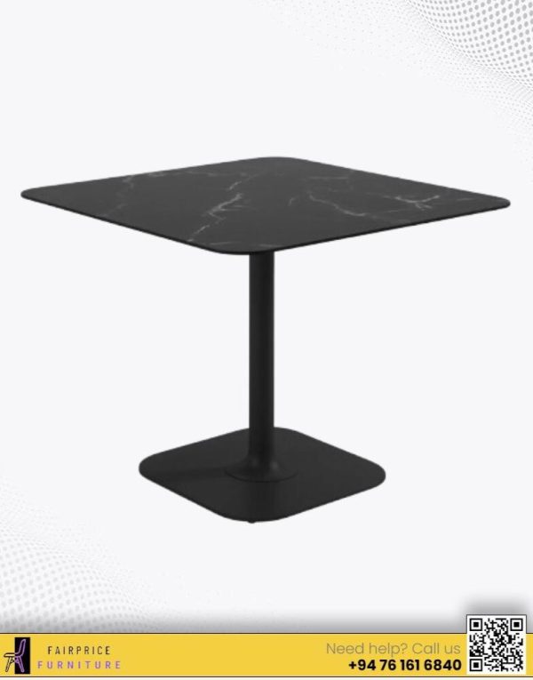 GRANITE CAFE TABLE-BLACK