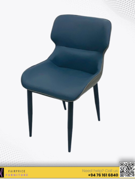 LUCIAN DINING CHAIR BLUE&GRAY