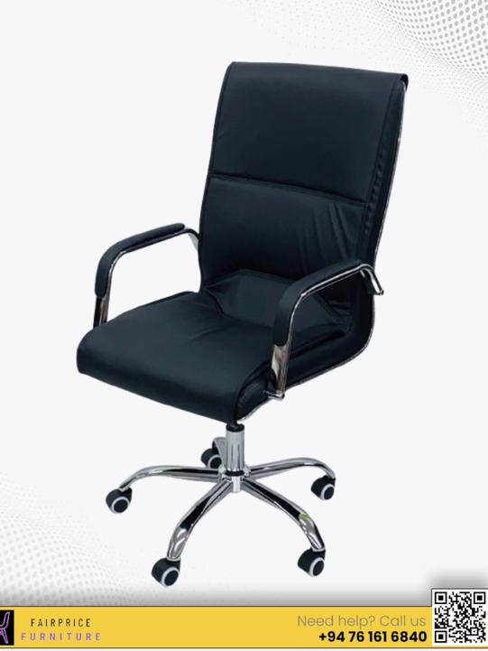 LEATHER EXECUTIVE CHAIR BLACK