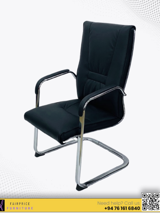 LEATHER VISTER CHAIR BLACK