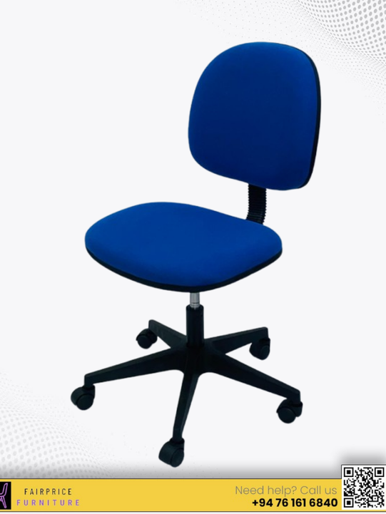 OFFICE TYPING CHAIR BLUE
